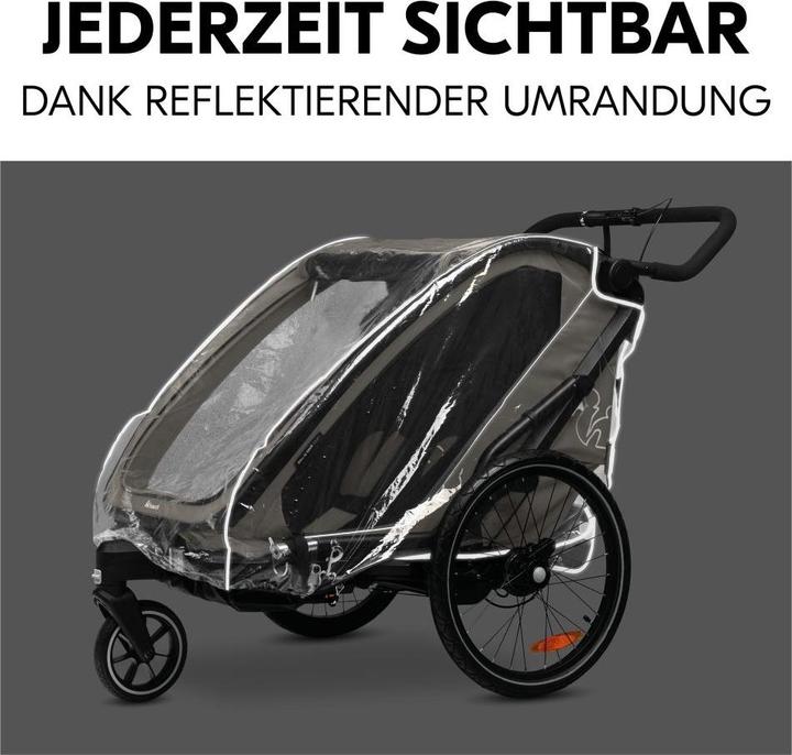 Produktbild Hauck Regenschutz für Fahrradanhänger Bike N Walk