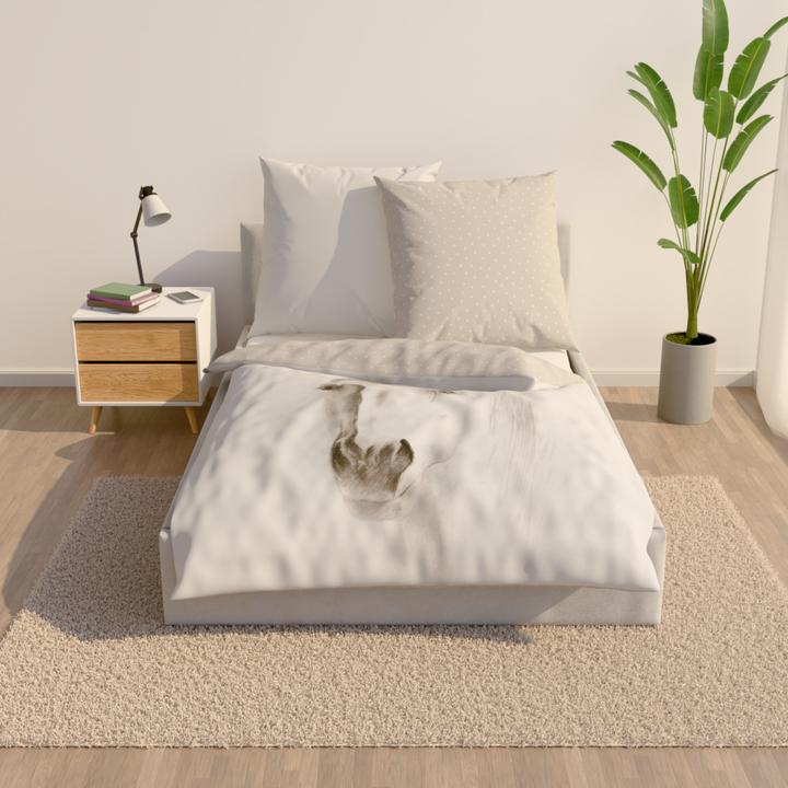 Image du produit Herding Linge de lit cheval (135 x 200 cm, 80 x 80 cm)