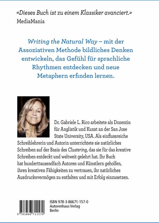 Produktbild Garantiert kreativ schreiben lernen (Deutsch, Gabriele Rico, 2020)