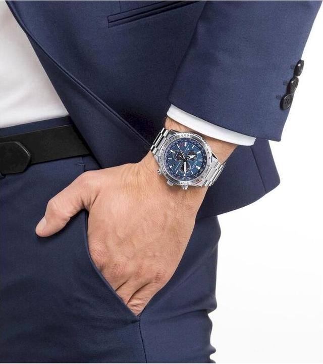 Productafbeelding Citizen Eco-Drive Promaster - CB5000-50L (Chronograaf, Radiogestuurde klok, 47 mm)