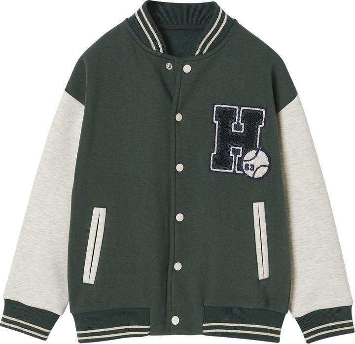 Actual product image Vertbaudet Jungen College-Sweatjacke mit Aufnäher Oeko-Tex (140)