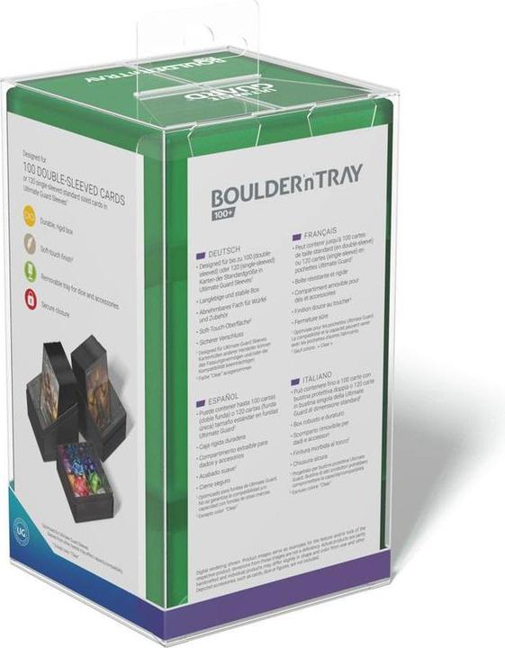 Actual product image Ultimate Guard Boulder'n'Tray 100+ Emerald