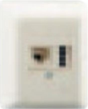 Actual product image Ze-Kom ZE COMMUNICATION TECHNOLOGY Combination socket IAE/UAE 8(6)-TAE 6 F+N