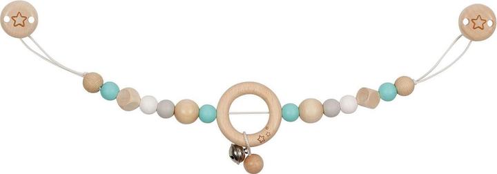 Goki Kinderwagenkette Stern mit Silikonperlen