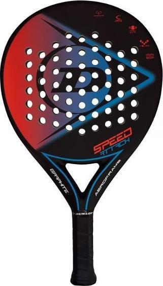 Image du produit Dunlop Raquette de Padel SPEED ATTACK 365g Round PRO-EVA advanced black/red