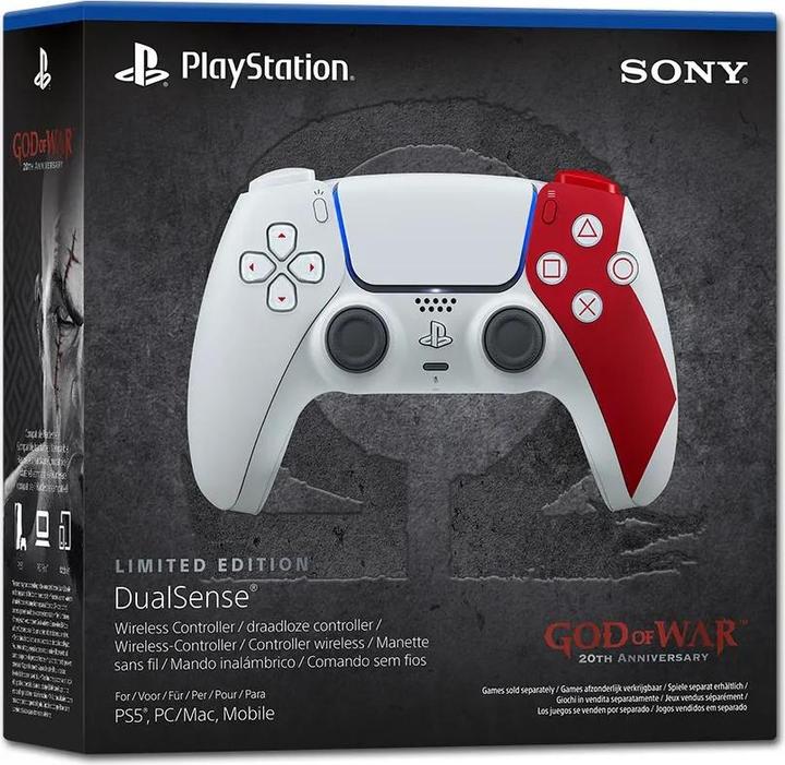 Immagine prodotto Sony DualSense Wireless-Controller – God of War 20th Anniversary Limited Edition (PC, PS5)
