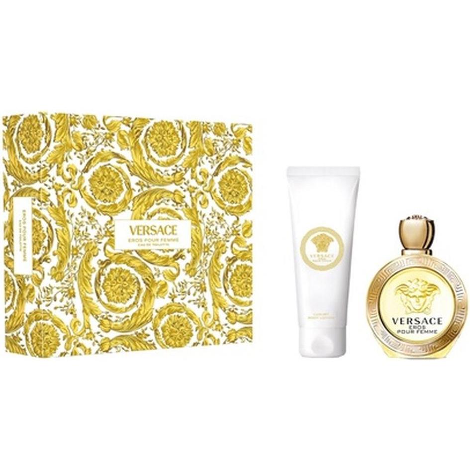 Versace, Set regalo bellezza, Eros Femme Spring 2024 Eau de Toilette 100 / Body Lotion 150 (Set di profumi)