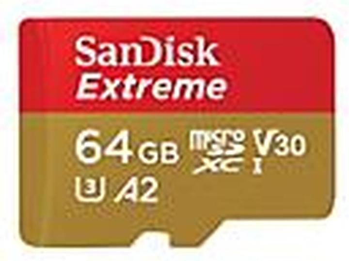 Produktbild SANDISK Extreme (64 GB, microSDXC, U3, UHS-I)