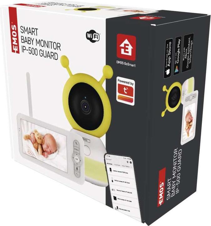 Produktbild Emos GoSmart Rotierende Baby Kamera IP-500 GUARD mit Monitor und WiFi (Babyphone mit Kamera)