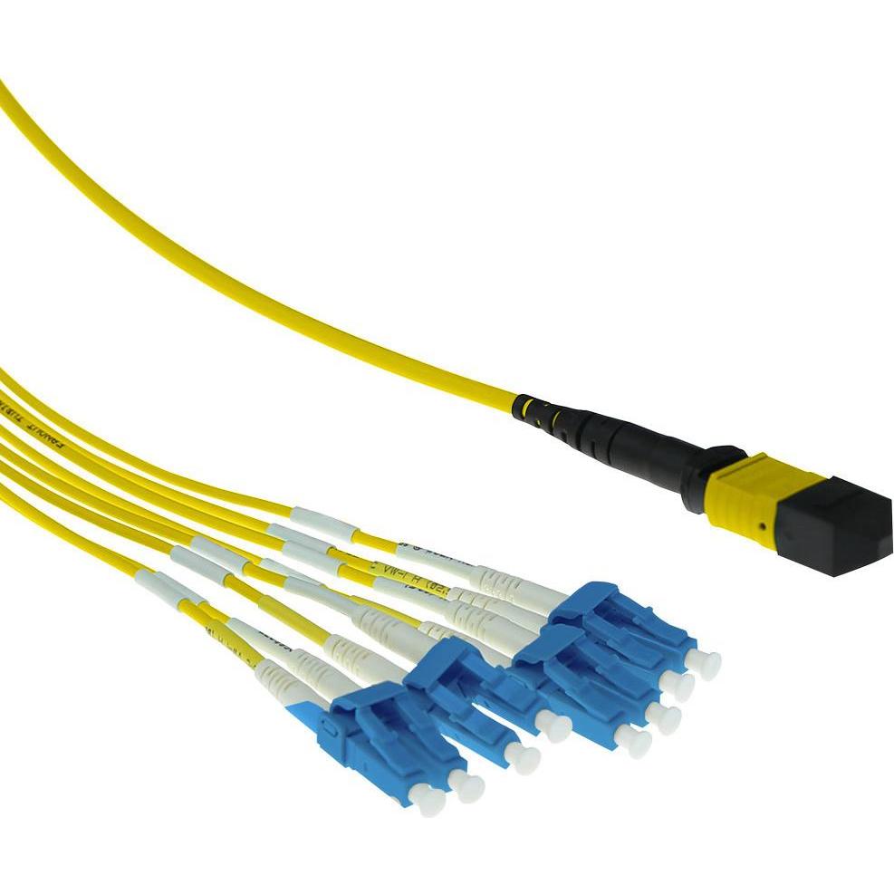 ACT Gepanzertes Glasfaser-Patchkabel (CAT7, 1 m), Netzwerkkabel