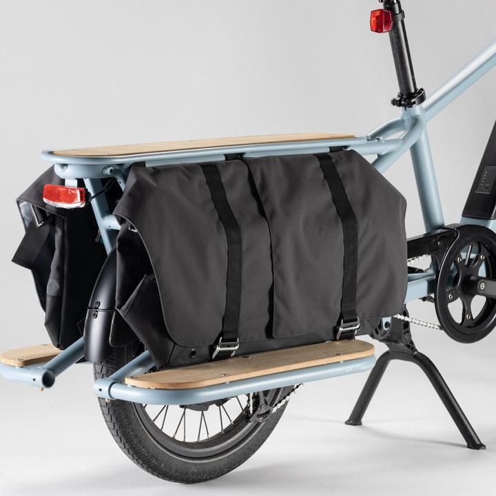 Actual product image Decathlon Doppel-Fahrradtasche Longtail (Luggage carrier bag)
