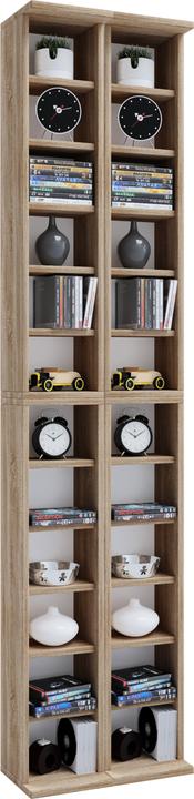 Produktbild VCM Holz CD DVD Stand Regal Almera (42 x 20 x 180 cm)