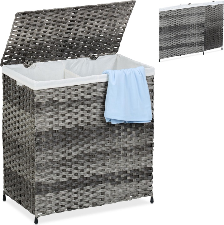 Actual product image Relaxdays Laundry basket (110 l)