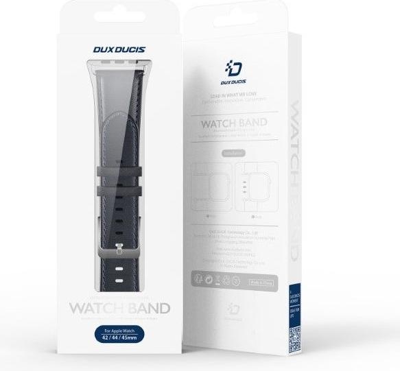Actual product image Dux Ducis YS Series Genuine Leather Bracelet (Genuine leather, Apple Watch Ultra, Apple Watch Series 2, Apple Watch Series 3, Apple Watch Series 1, Apple Watch Series 4, Apple Watch Series 5, Apple Watch Series 6, Apple Watch Series 7, Apple Watch Series 8, Apple Watch Series 9, Apple Watch SE, Apple Watch Ultra 2)