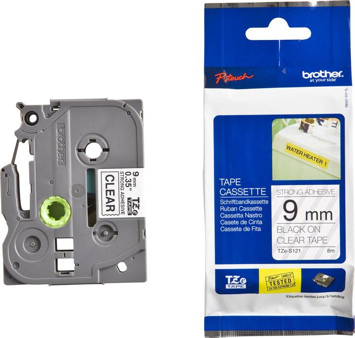 Produktbild Brother TZe-S121 (0.90 cm, Transparent)