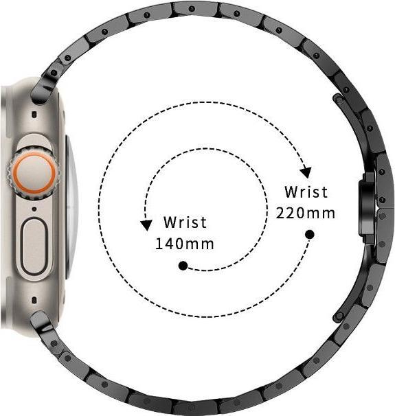 Image du produit MU Style OH Series Bracelet de remplacement Iron Man en acier inoxydable (20 mm, Acier inoxydable, Largeur de l'ergot 20 mm)