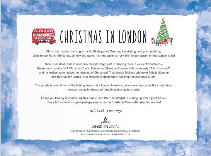 Produktbild Abrams & Chronicle Michael Storrings Christmas in London (1000 Teile)