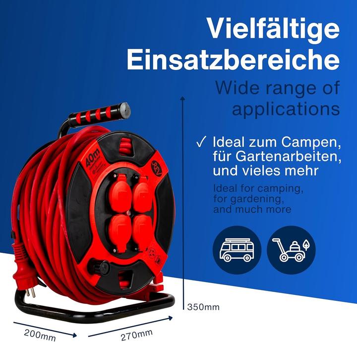 Actual product image REV Cable drum (40 m, 1.50 mm²)