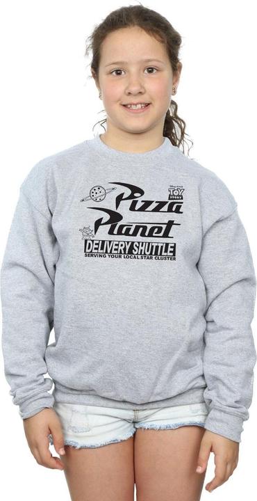 Produktbild Disney Toy Story Pizza Planet Logo Sweatshirt Mädchen (140, 146)