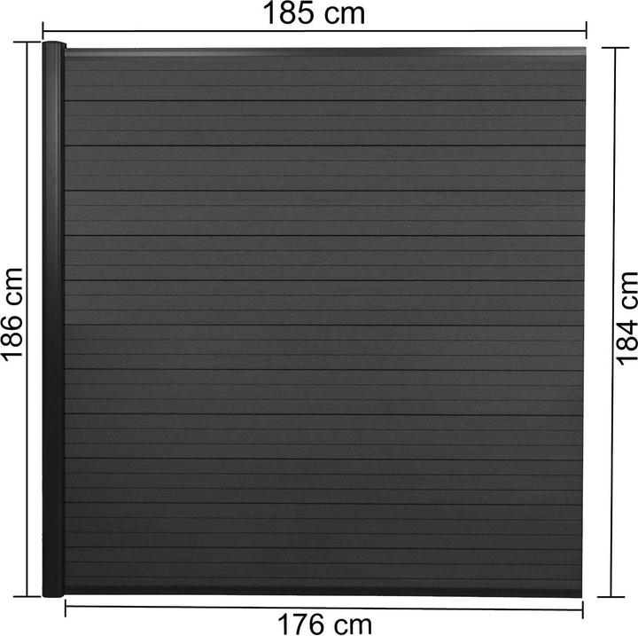 Produktbild JOHN316 WPC Sichtschutz Savon