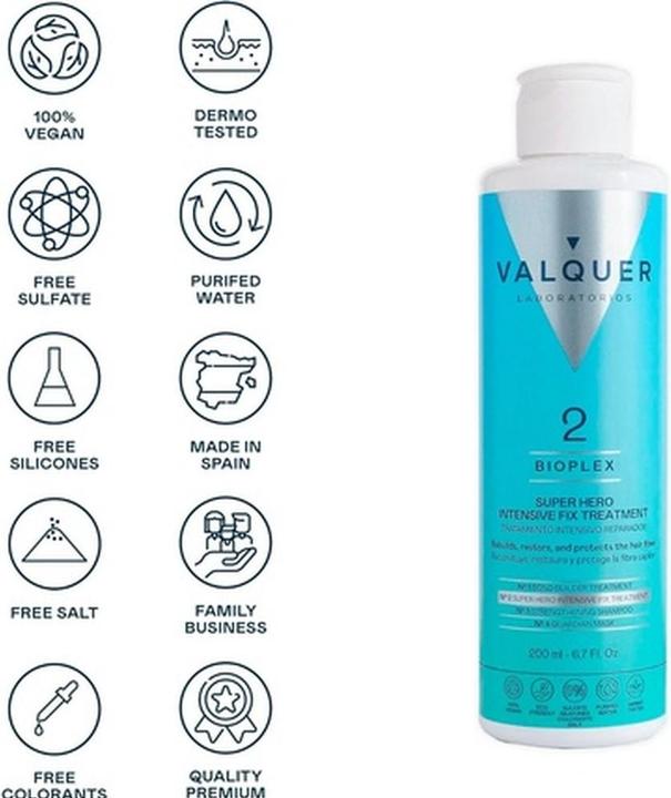 Image du produit Valquer Bioplex No 2 Traitement capillaire réparateur intensif (200 ml)