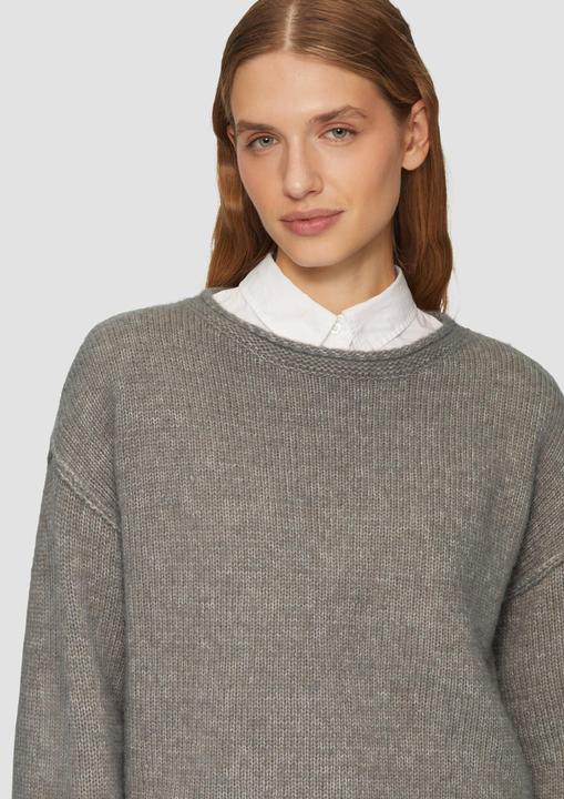 Produktbild S.Oliver Strickpullover Strickpullover mit weiten Ärmeln im Relaxed Fit (36)