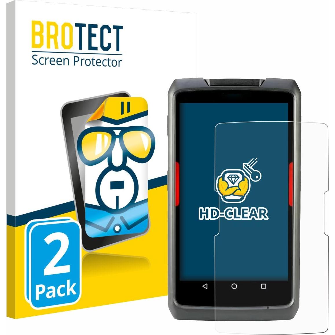 BROTECT Pellicola Trasparente, Accessori lettore codice a barre