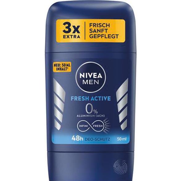 Nivea Men Herren Deo, Fresh Active Deo Stick (Stick, 81 G)