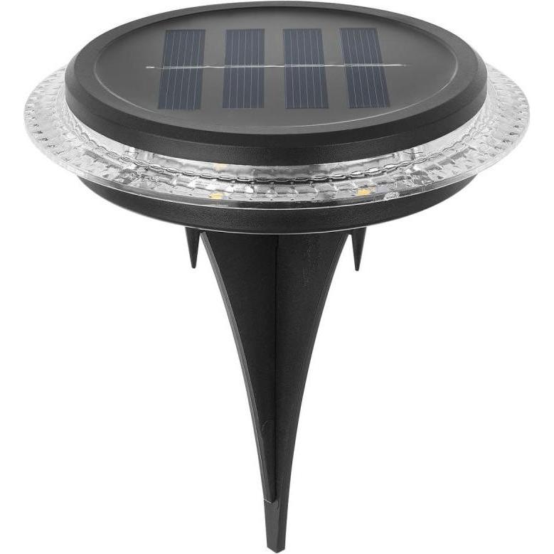 Saska Garden, Illuminazione esterna, Oprawa schodowa LAMPY SOLARNE DYSKOWE DO WBICIA W GRUNT LUB MONTAŻU NA ŚCIANIE 2SZT (IP44)