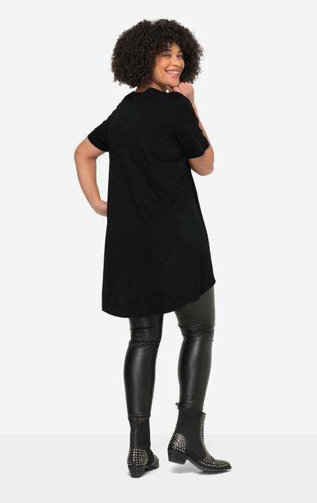 Image du produit Angel of Style T-shirt long à col rond, manches courtes et ourlet arrondi (50)