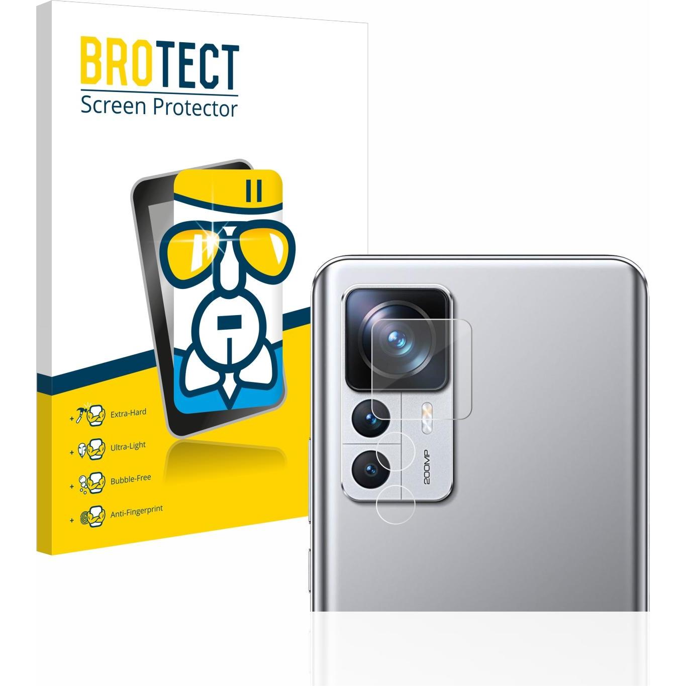 BROTECT AirGlass Panzerglasfolie (1 Stück, Xiaomi 12T Pro), Smartphone Schutzfolie, Transparent