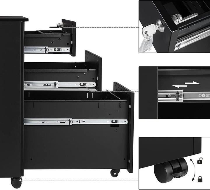 Actual product image Songmics Office Budy (39 x 52 x 60 cm)