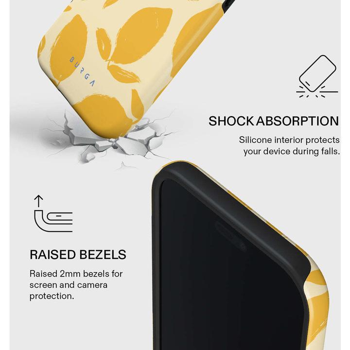 Actual product image Burga Tough MagSafe Case Apple iPhone 17 Air - Lemon Tart (Apple iPhone 17 Pro)