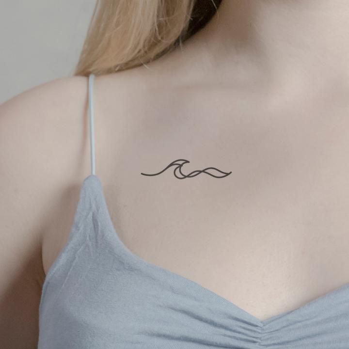Produktbild minink Temporäres Tattoo – Wellen