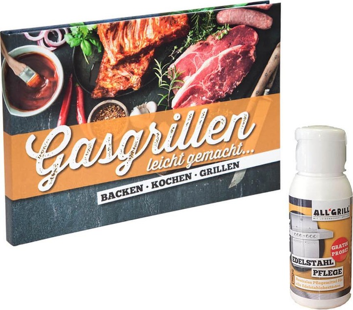 Allgrill Gasgrill CHEF XL Edelstahl mit Steakzone und Air System