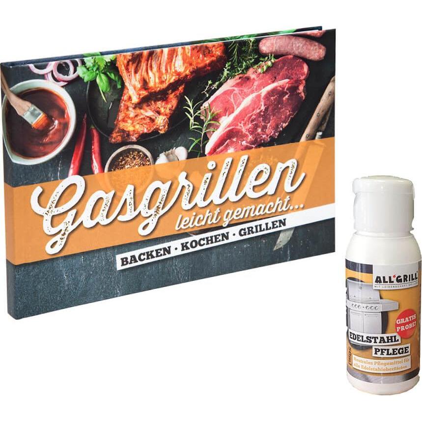Allgrill, Gasgrill, Gasgrill CHEF XL Edelstahl mit Steakzone und Air System