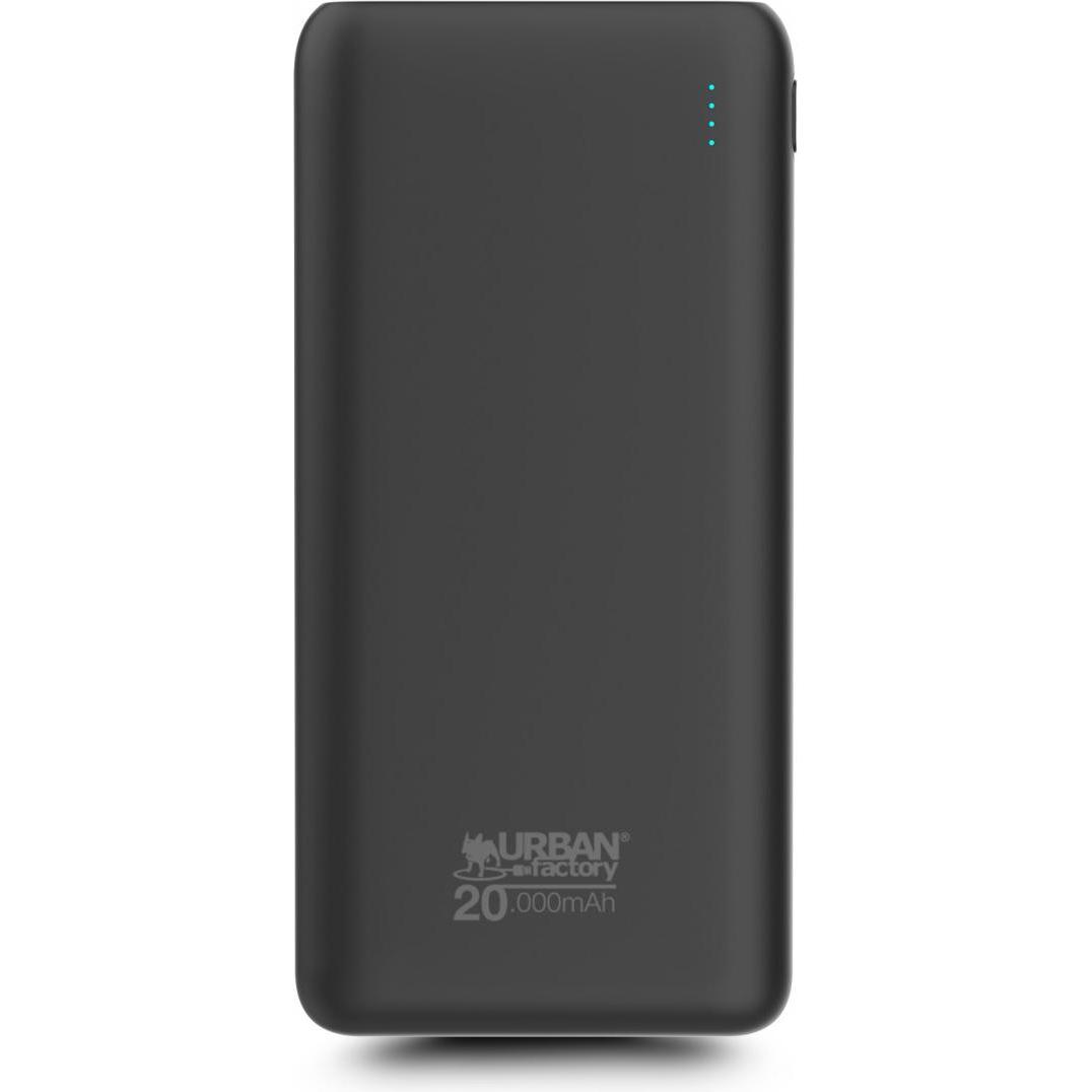 Thumbnail - Urban Factory capacité de 20 000 mAh - 2 X USB-A 2.1A (20000 mAh), Powerbank, Schwarz