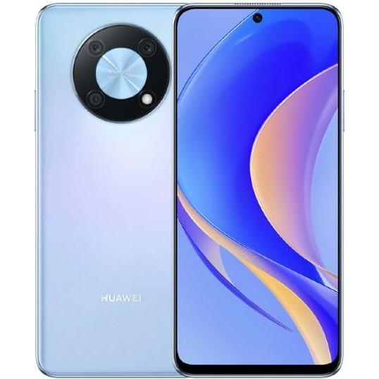 Huawei Nova Y90 (128 GB, Crystal Blue, 6.70", Dual SIM, 4G), Smartphone, Blau