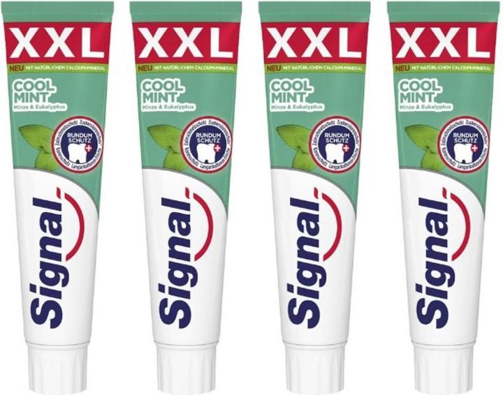 Produktbild Signal Zahnpasta Cool Mint Minze Eukakyptus 4x125ml XXL (500 ml)