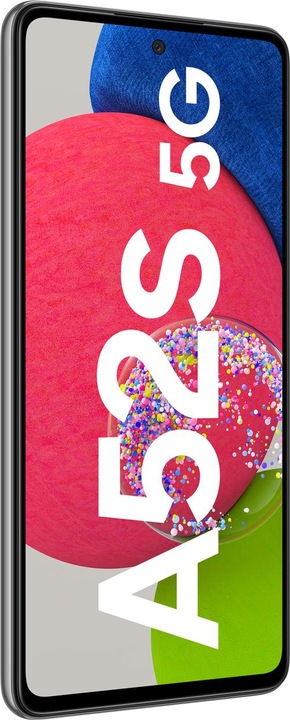 Actual product image Samsung Galaxy A52s EE Enterprise Edition EU (128 GB, Awesome Black, 6.50", Hybrid Dual SIM, 64 Mpx, 5G)