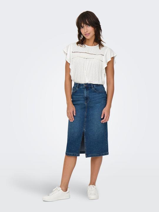 Produktbild JdY Locker geschnitten V-Ausschnitt Voluminöser Armschnitt Top Top (XL)