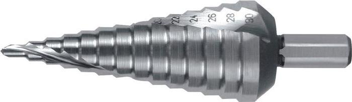 Actual product image Ruko Step drill HSS, spiral fluted with cross grinding (4 - 30)