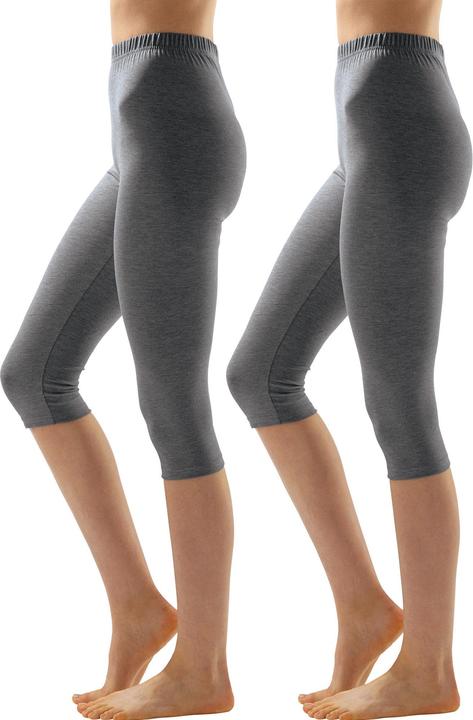 Produktbild Erwin Müller Damen-Capri-Leggings 2er-Pack (W36/L38)