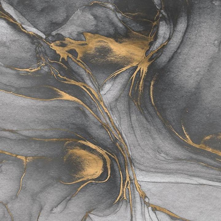 Productafbeelding Komar Vliesbehang Inkt INX6-022 Inkt Gold Flow 6-vaks 300 x 280 cm