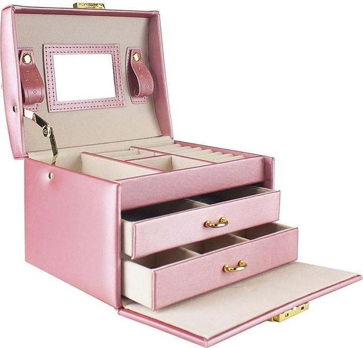 Immagine prodotto JTI Portagioie in similpelle - rosa