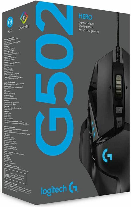 Produktbild Logitech G G502 Hero (Kabelgebunden)