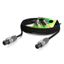 Sommer ME25-225-0200 LS-Kabel Speakon2c 2m (2 m, 2.50 mm²), Lautsprecherkabel, Schwarz