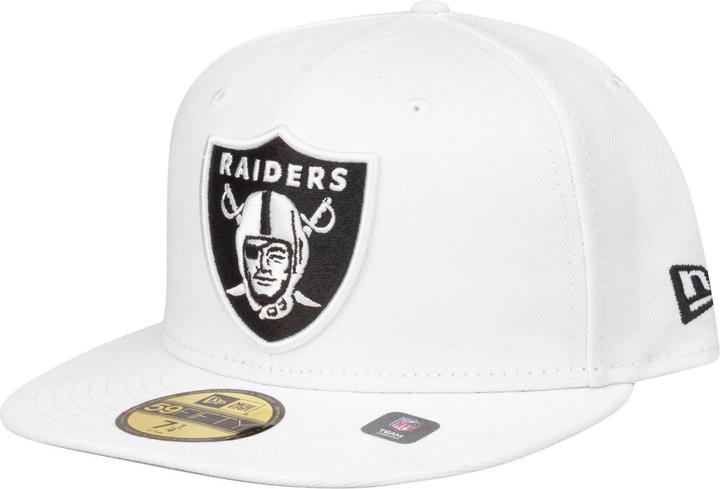 Produktbild New Era 59Fifty Fitted Cap - Las Vegas Raiders weiss - 7 1/2 (7 1/2)