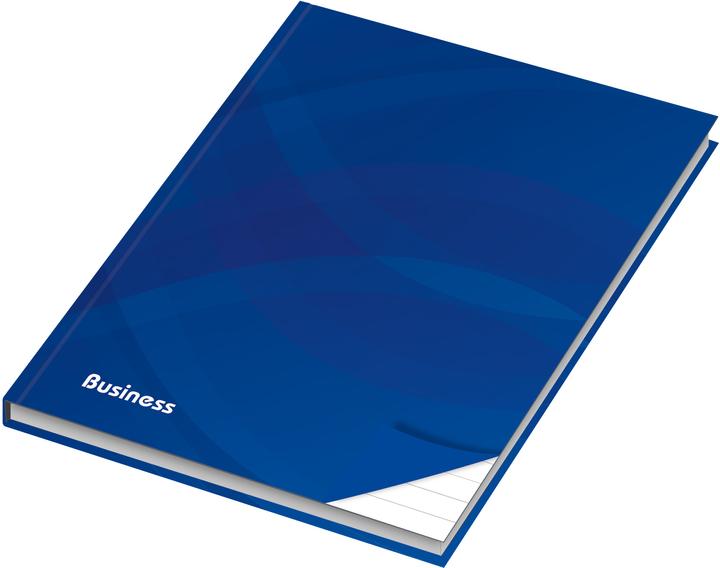 Productafbeelding Rnk Zakelijk notitieboek DIN A5 gelinieerd blauw hardcover 96 vellen (A5, Rijen, Hardcover)