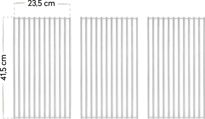 Produktbild Burnhard Edelstahl Grillroste Big FRED